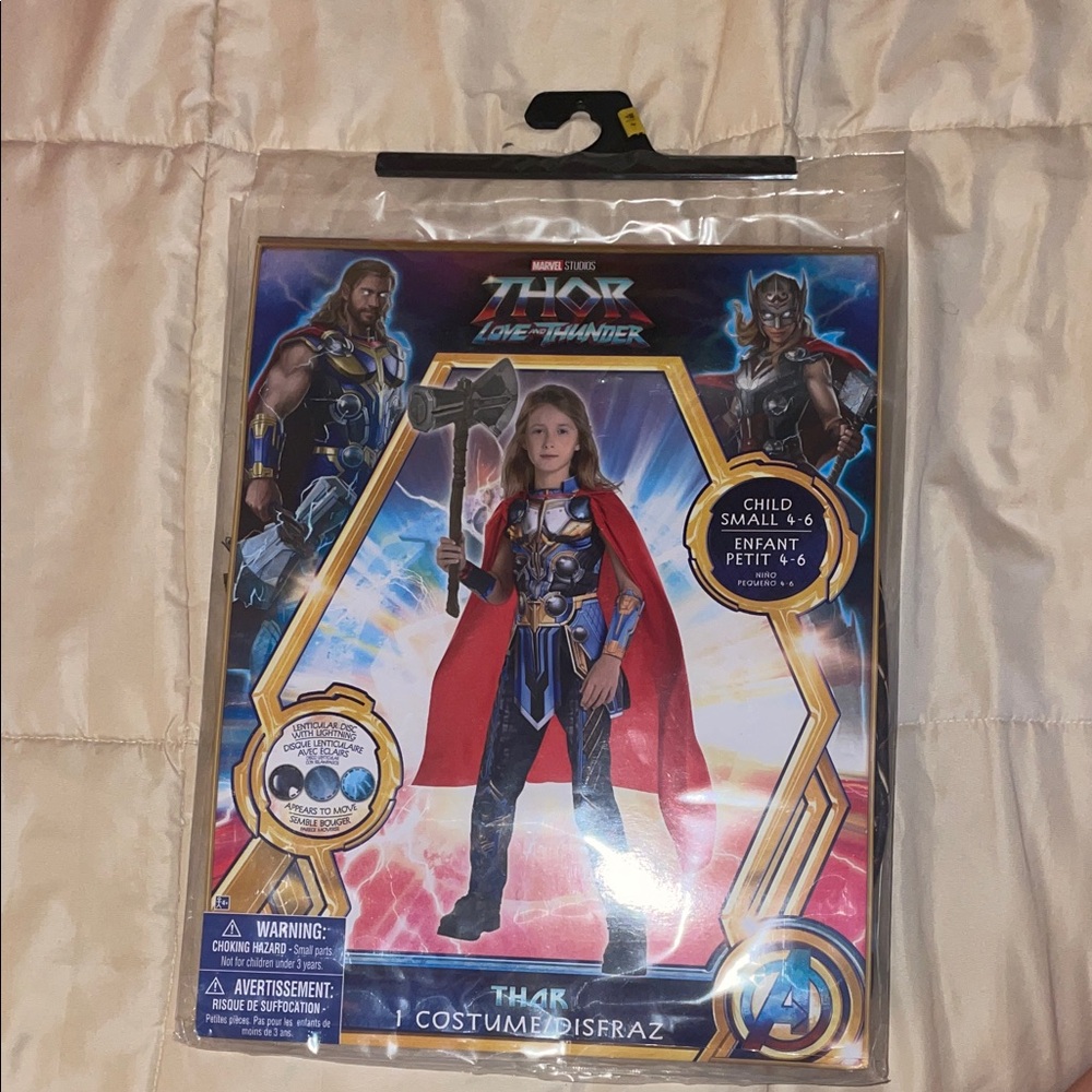 Marvel Thor Costume for Kids - Red, Blue, Gold